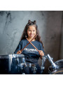 T-shirt Bambino Rock drummer in training fotoshoot