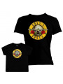 Duo Rockset t-shirt Guns N' Roses per la mamma e t-shirt bebè