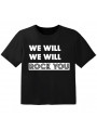 T-shirt Bambini Rock we will we will rock you