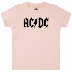 ACDC Maglietta per neonato rosa - (Logo)
