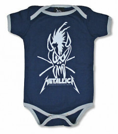 body bebé Metallica Scary guy blue