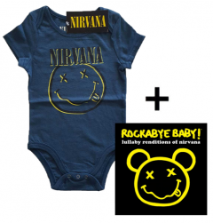 Idea regalo Body bebè Nirvana Smiley & Rockabye Baby Nirvana
