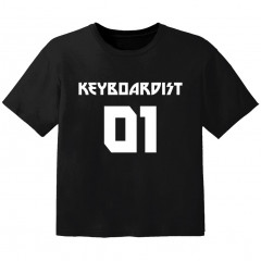 T-shirt Bambini Rock keyboardist 01