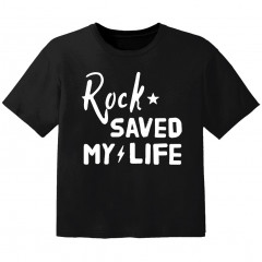 T-shirt Bambini Rock rock saved my life