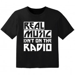 T-shirt Bambini Cool real music isnt on the radio