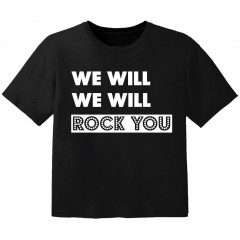 T-shirt Bambini Rock we will we will rock you