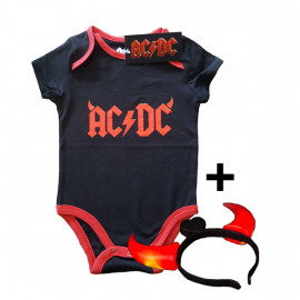 Body Devil Horns bebè AC/DC
