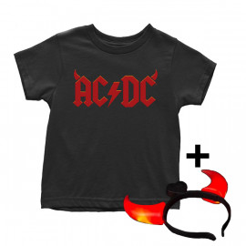   T-shirt bambini AC/DC Devil Horns