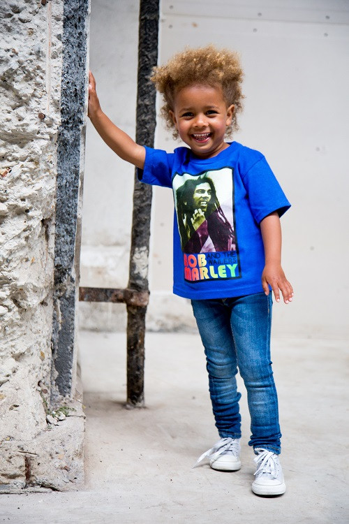 Bob Marley Kinder T-shirt Rasta photoshoot