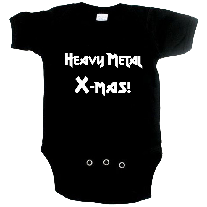 Body bebè Cool Heavy Metal Christmas