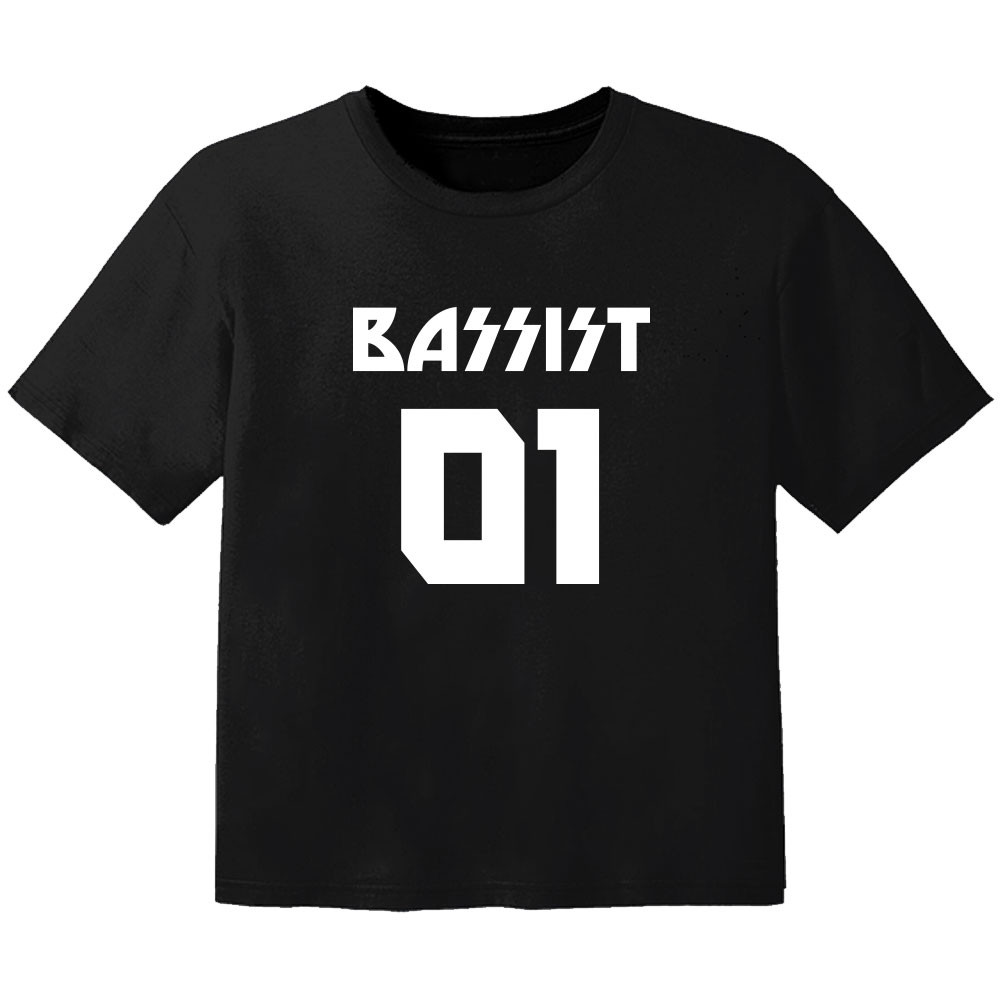 T-shirt Bambino Rock bassist 01