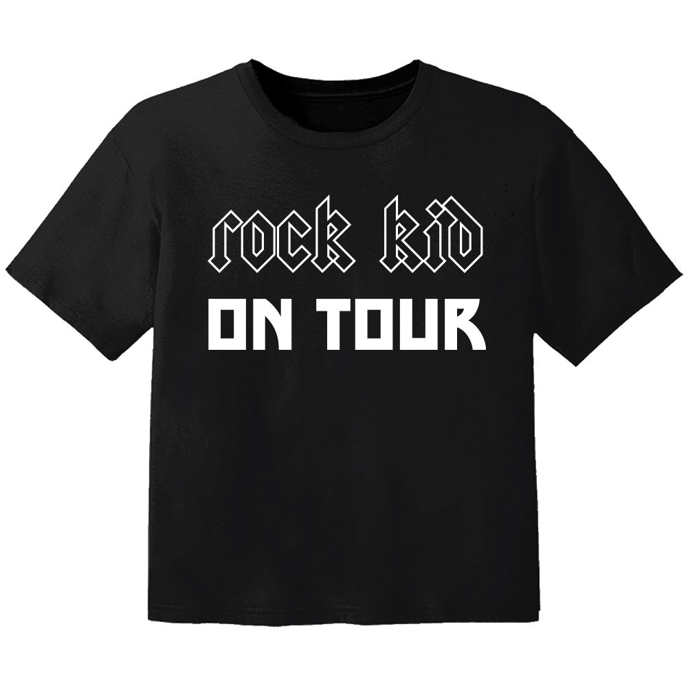T-shirt Bambino Rock rock kid on tour