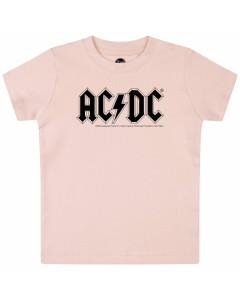 ACDC Maglietta per neonato rosa - (Logo)