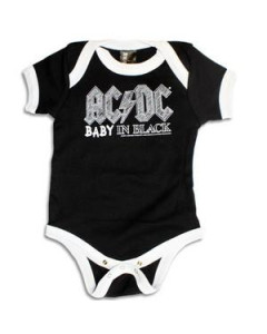 Body AC/DC bebè Baby in Black