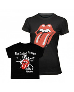 Duo Rockset t-shirt Rolling Stones per la mamma e t-shirt bambino