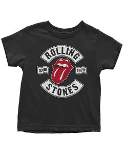 The Rolling Stones Kids Toddler T-Shirt - (US Tour 1978) Black