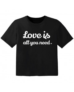T-shirt Bambino Cool love is all you need