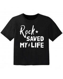 T-shirt Bambino Rock rock saved my life