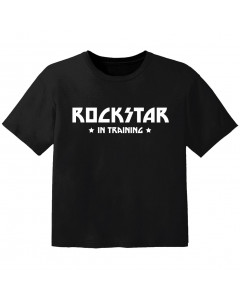 T-shirt Bambino Rock rockstar in training