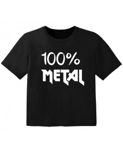 T-shirt Bambino Metal 100% metal