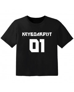 T-shirt Bambini Rock keyboardist 01