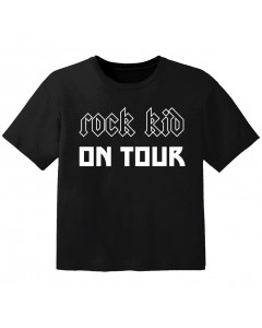 T-shirt Bambini Rock rock kid on tour